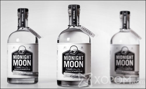 Midnight Moonshine Package Design